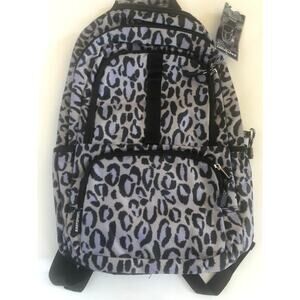 Eastport Lavender/Gray Snow Leopard Backpack-NWT
